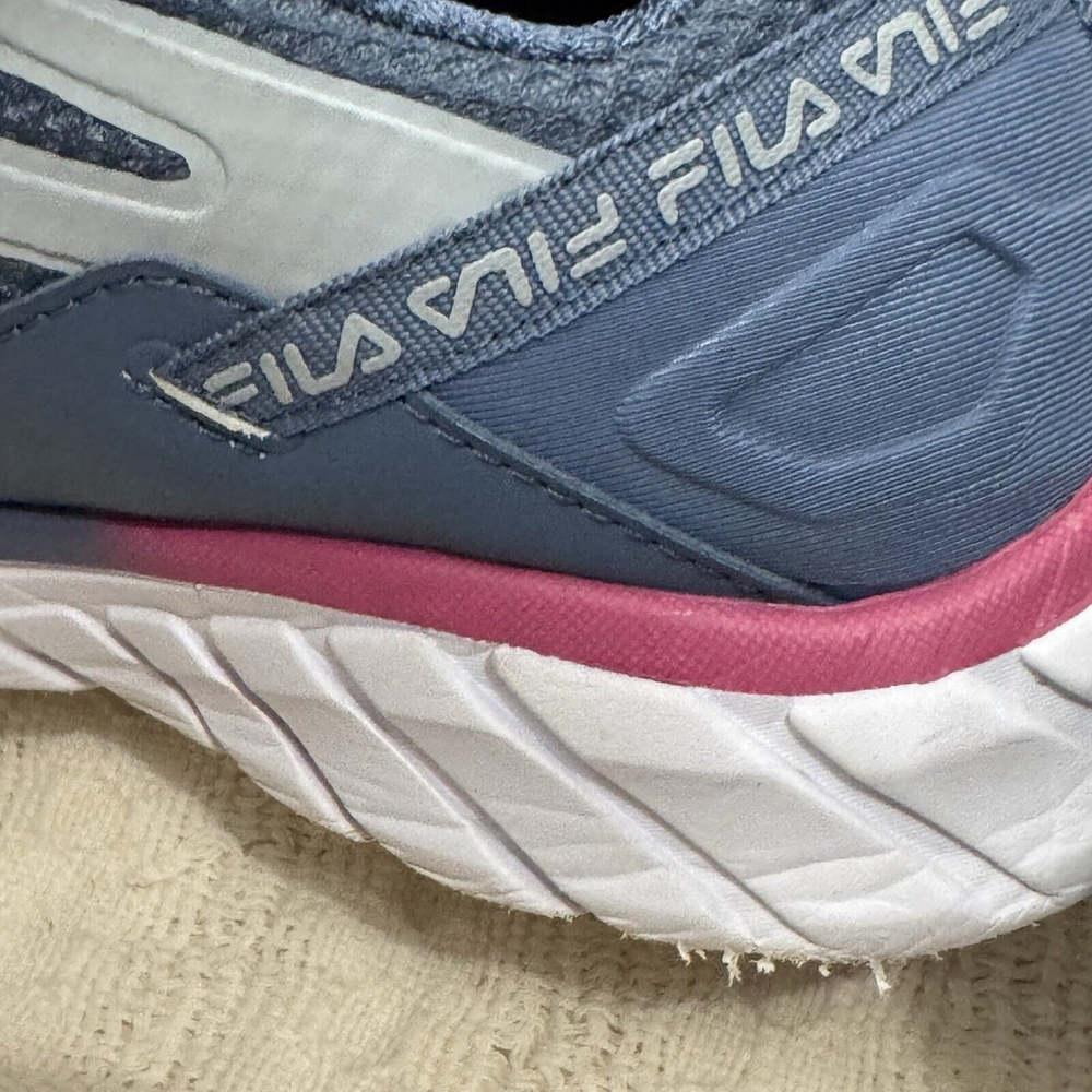Fila Memory Women’s Blue Mesh Athletic Running Shoe Size 10 Walking Yoga Casual - Picture 4 of 16